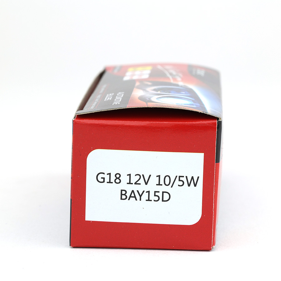 Bóng đèn xe XTEC 2 tim (chân cao thấp) G18-12V10/5W (BAY15D)