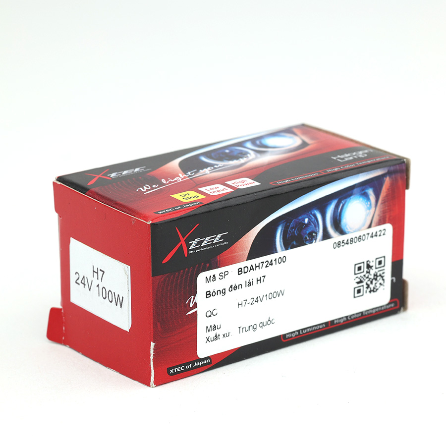 Bóng đèn xe XTEC H7-24V 100W