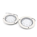 Đèn Led tròn siêu mỏng viền xi VIAIR VI-021-12V trắng ₵ 140*45mm 2PCS/SET