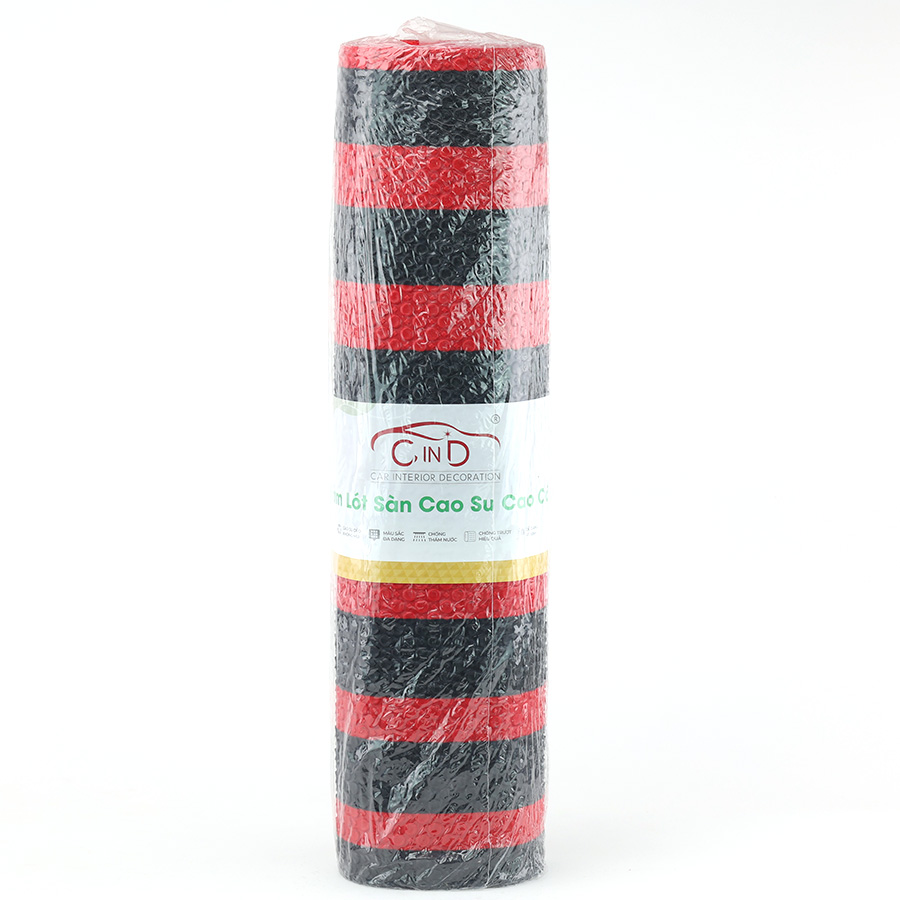 Thảm cuộn 3D hạt tròn HB008A đen đỏ Size 3M*0.6M