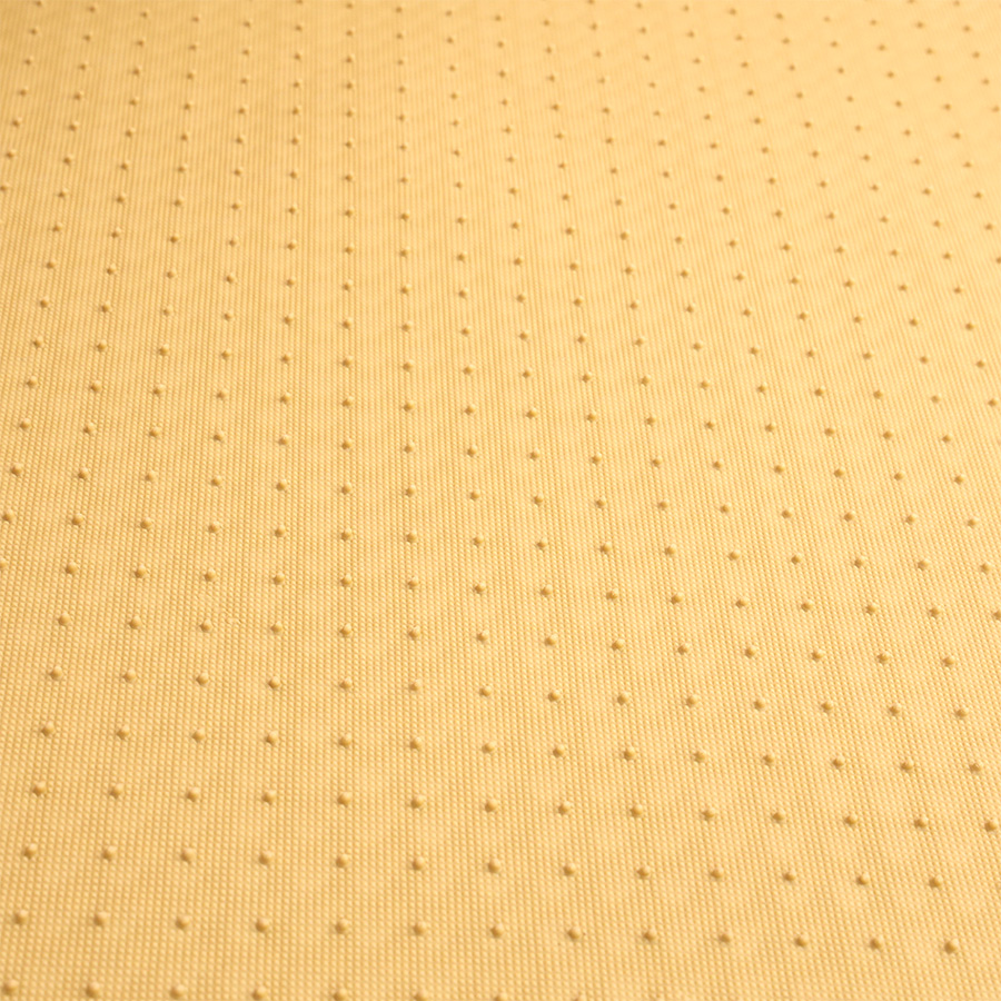 Thảm cuộn 3D hạt tròn HB008B vàng kem Size 1.5M*0.6M