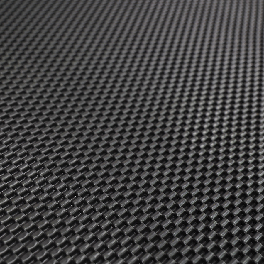Lót sàn cuộn CIND 3D hạt nhỏ HB001 đen Size 9M*1.2M