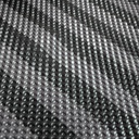 Lót sàn cuộn CIND 3D hạt vuông HB003 đen/ xám Size 9M*1.2M