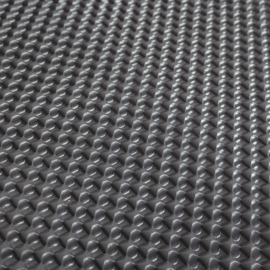 Lót sàn cuộn CIND 3D hạt vuông HB003 xám Size 9M*1.2M