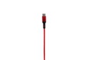 Bộ sạt ĐT 2 cổng + dây sạc 3 đầu C74 - 4.8A (Ip4 - Ip5 - micro USB - Type C) C74 đỏ