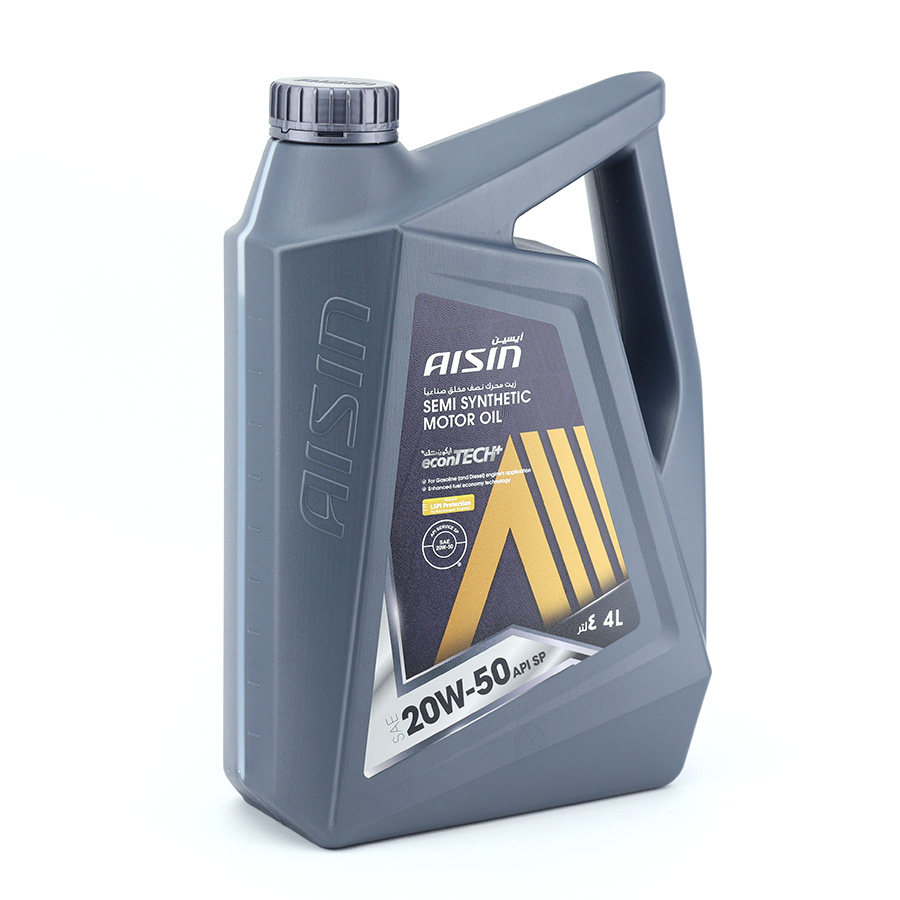 Nhớt Động Cơ Aisin 20W-50 SN/CF Semi Synthetic 4 Lít ESSNP2054P