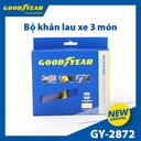 Bộ khăn lau xe GOODYEAR GY-2872 1 bộ/3 cái ( 2PCS 30*40cm, 1PCS 50*60CM)