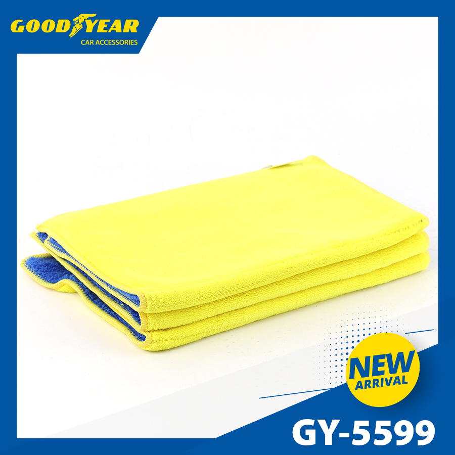 Khăn lau xe cao cấp GOODYEAR GY-5599 1 bộ/3 cái 40*30cm