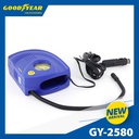 Máy bơm hơi mini Ovan GOODYEAR GY-2580 12V-120W-10A, 80psi-30L/min mặt đồng hồ cơ