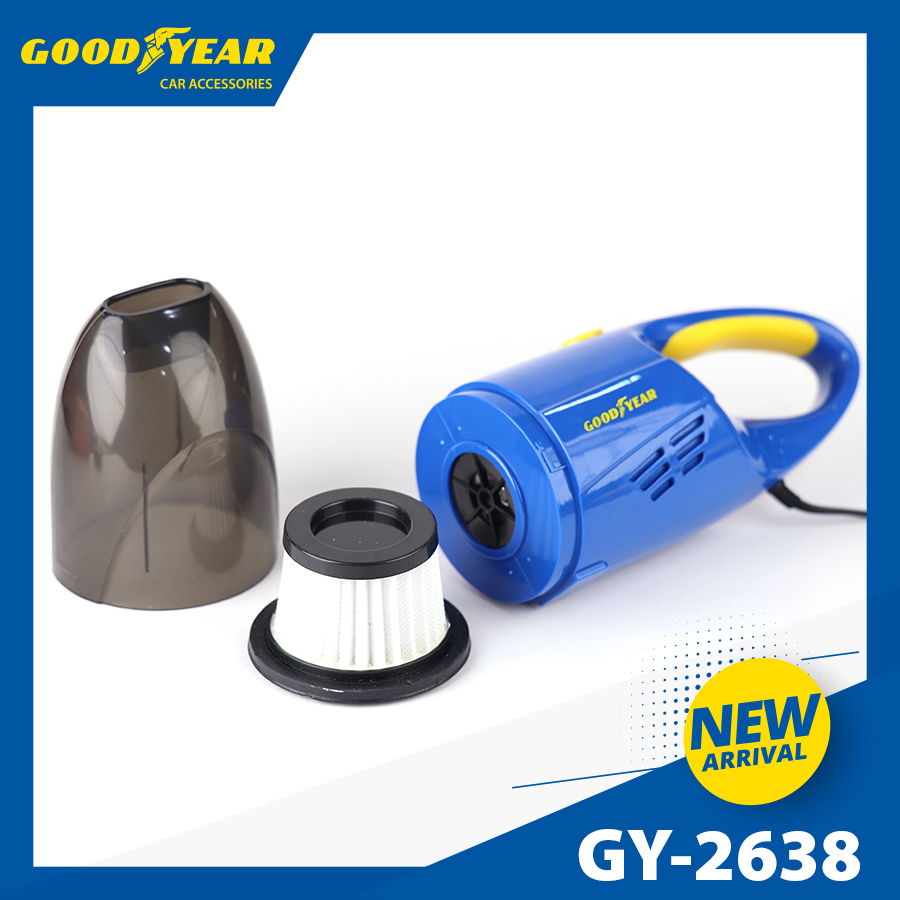 Máy hút bụi mini GOODYEAR GY-2638 12V 76.8W, 6100PA