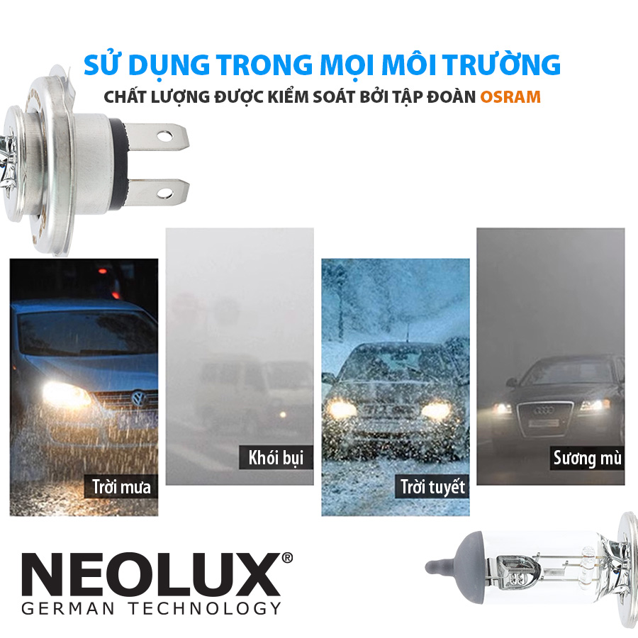 Bóng Halogen Blue Light H7 12V 55W PX26D N499B-2SCB Hiệu Neolux