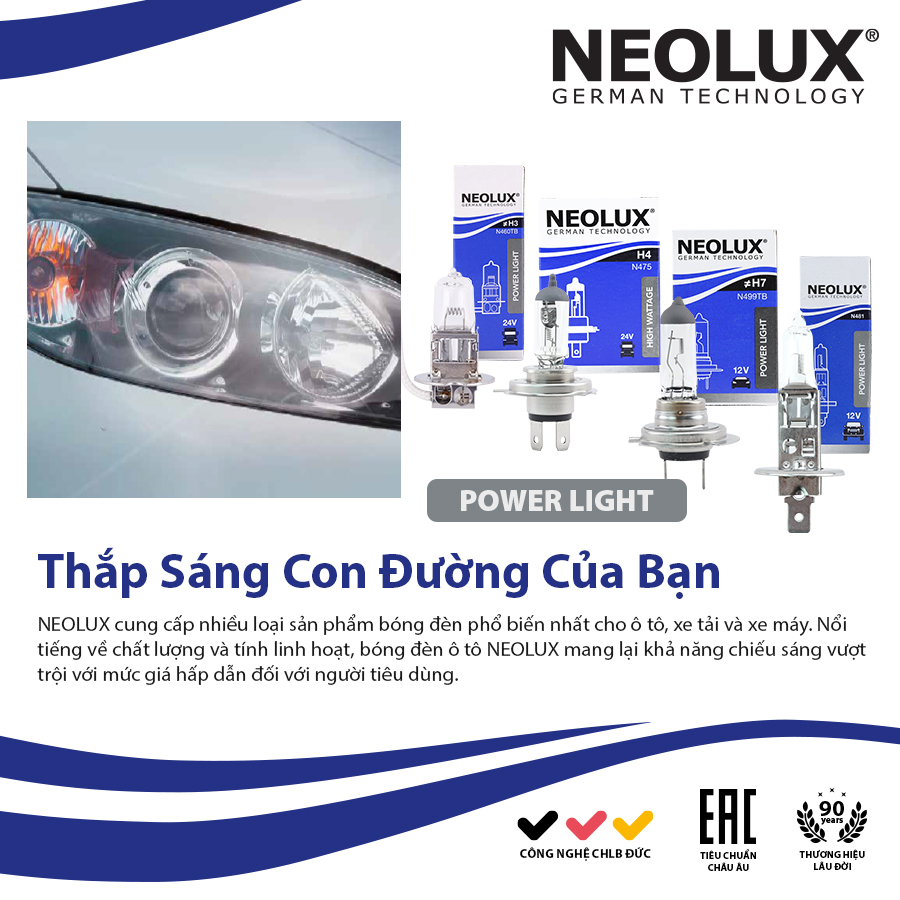 Bóng H3 N460TB 24V 100W PK22S NEOLUX 