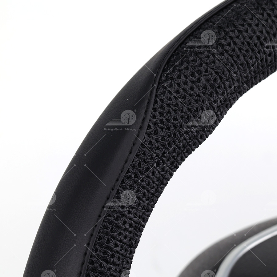 Bao vô lăng CIND PU+TPE kiểu D E011D Size M đen/đen