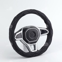 Bao vô lăng CIND  PU+TPE kiểu D Y019D size M đen