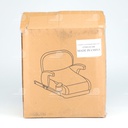 Ghế nâng có tựa lưng an toàn cho trẻ em trong xe hơi ET-002A Đen/xám