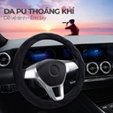 Bao vô lăng CIND  PU+TPE kiểu D Y019D size M đen