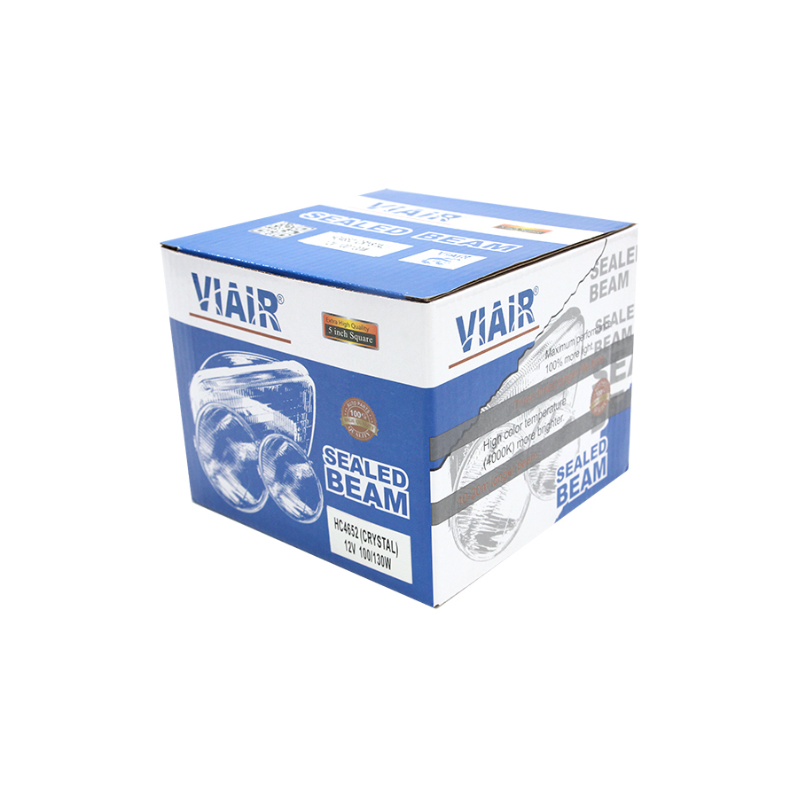 Đèn điện tử vuông nhỏ VIAIR 12v HC4652V trơn có bóng