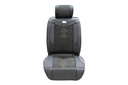 Bộ lót ghế da cao cấp (LSG-1408-Black) Đen - không gù (1set/5pcs)