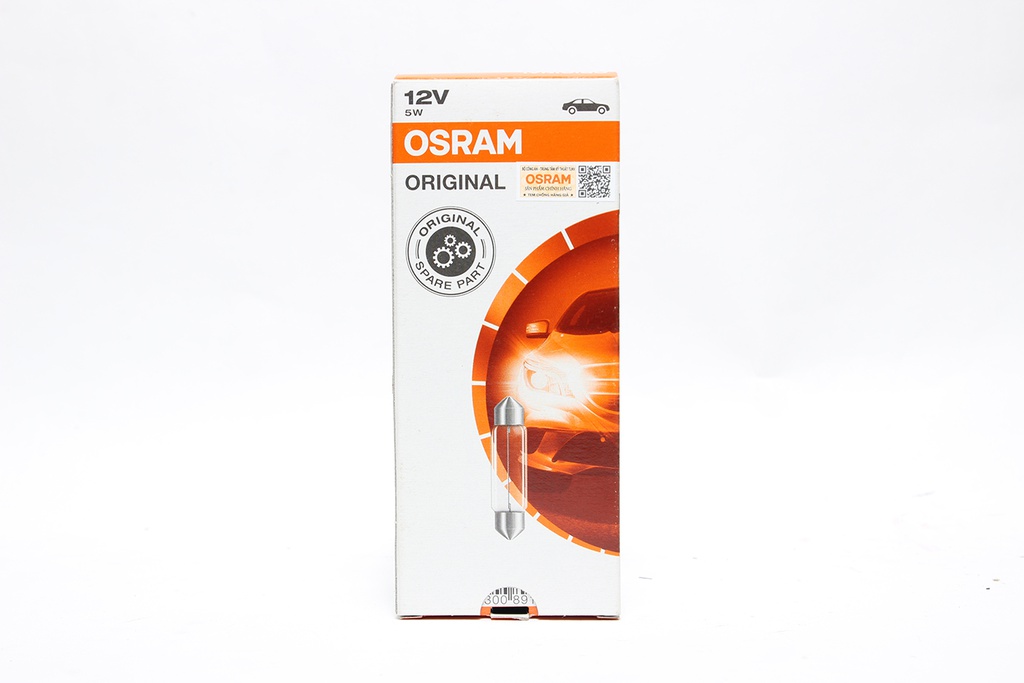 Bóng Cana Dài SV8.5 12V 5W 6413 T11*41 Hiệu Osram