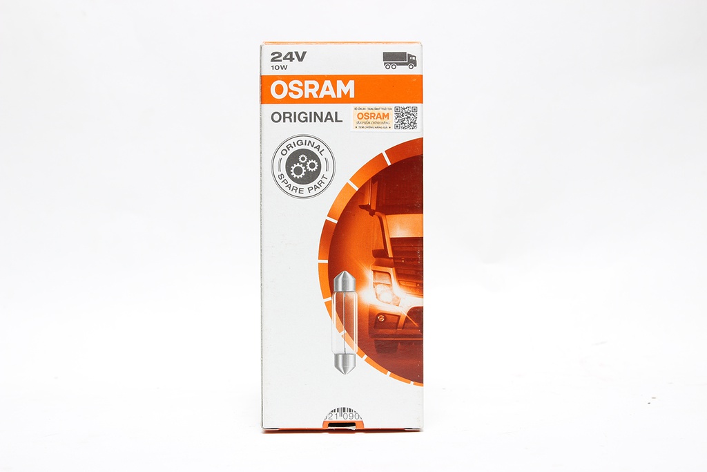 Bóng Cana Dài SV8.5 24V 10W 6429 T11*41 Hiệu Osram