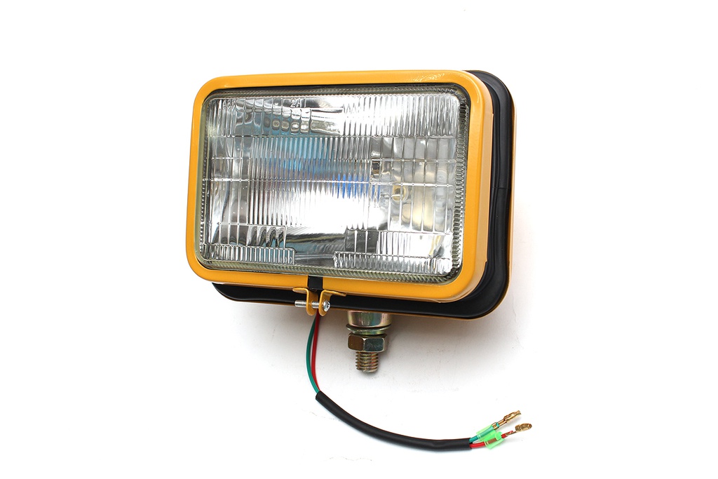 Đèn xe cuốc vuông VIAIR 12V VI-165-HT (Bóng Hỏa Tiễn)
(màu vàng - kiếng sọc)