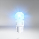 Bóng gim nhỏ T10 (W5W) - 12V (xanh lam) 2880BL LED Standard Hiệu Osram