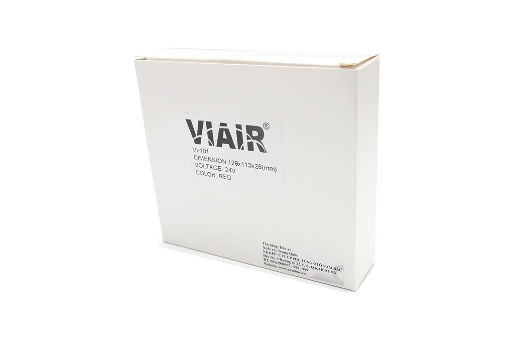 Đèn hông chữ nhật lớn VIAIR VI-101-24V đỏ 115*100*25mm 2PCS/SET