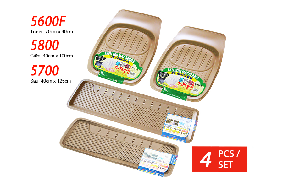 Lót sàn nhựa Packy Poda 5800 (Kem) 1PCS/1SET