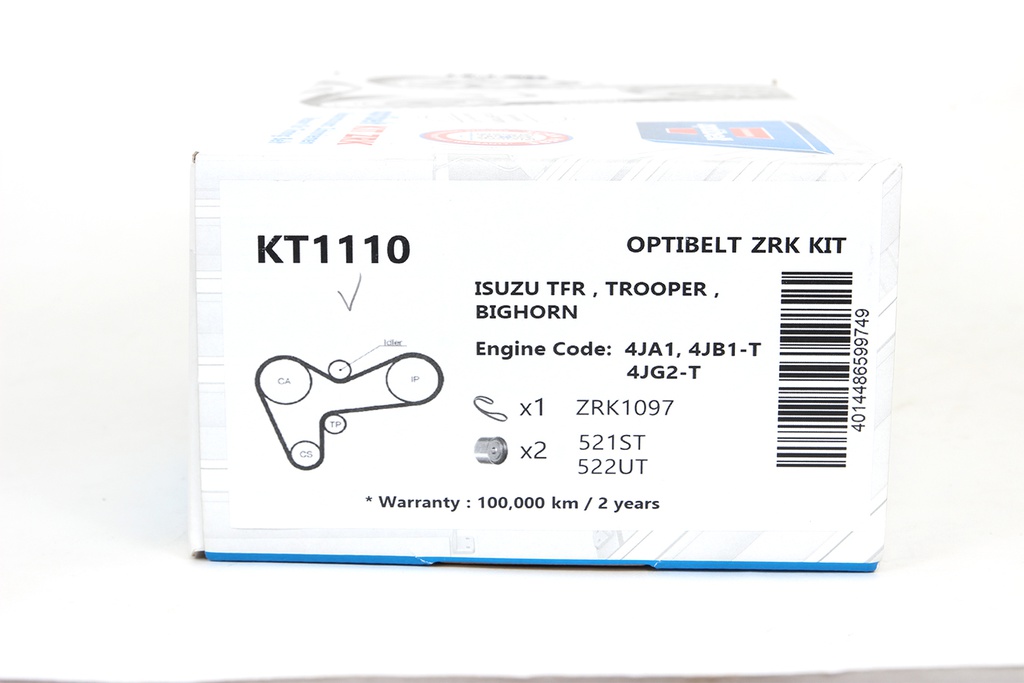 Bộ dây đai cam Optibelt KT1110