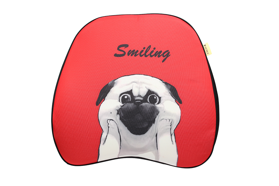 Lót lưng cao cấp cỡ lớn con chó mặt cười Focus F-NOBLE #9902 đỏ