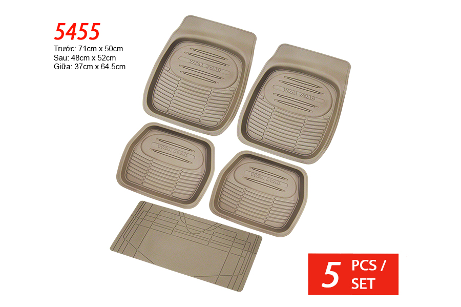 Lót sàn nhựa Packy Poda 5455 (kem) 5PCS/1SET