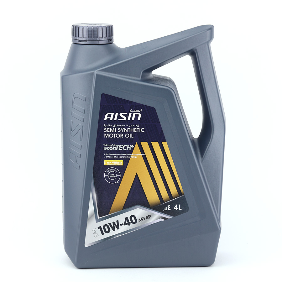 Nhớt Động Cơ Aisin 10W-40 SP PLUS Semi Synthetic 4 Lít ESSNP1044P