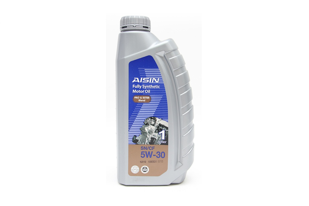 Nhớt Động Cơ Aisin 5W-30 SN/CF PAO & ESTER Blend 1 Lít ESEN0531P