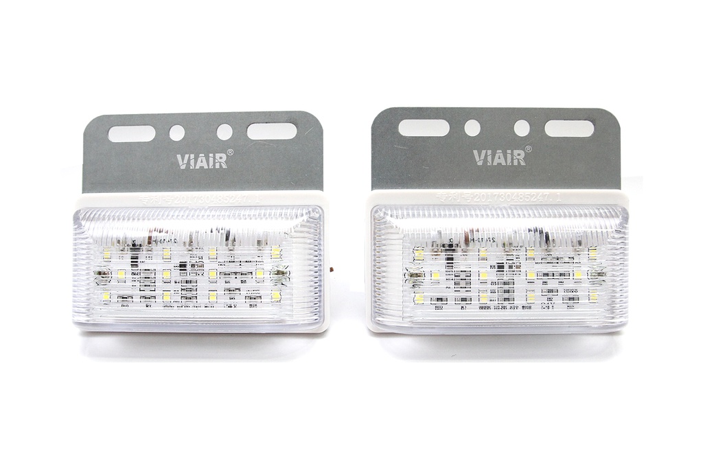 Đèn hông chữ nhật nhỏ VIAIR VI-102-24V trắng 104*93*23.5mm 2PCS/SET