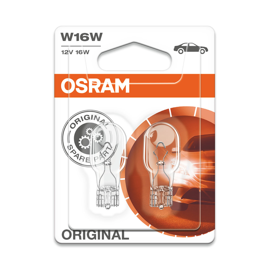 Bóng Chân Ghim Trung 1 Tim Original W16W 12V 16W 921-02B Hiệu Osram