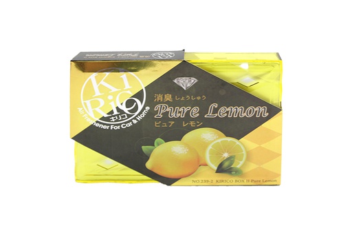 [DTF2392] Hộp thơm khử mùi AIR-Q Kirico Box II NO.239-2 160g Pure Lemon