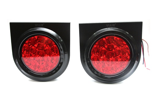 [DXVI20512D] Add LED Lamp Cover Viair VI-205-12V 150*46*156mm 2PCS/SET Red