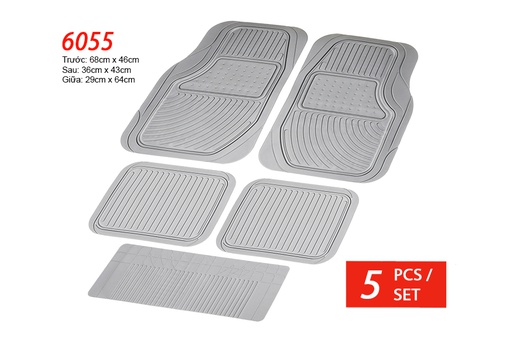 [TXPA6055X] Lót sàn nhựa Packy Poda 6055 (Xám) 5PCS/1SET