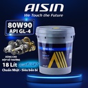 Nhớt Hộp Số Thường Aisin 80W-90 GL-4  18 Lít GSL480918PL