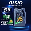 Nhớt Động Cơ Aisin 5W-30 SN/CF Fully Synthetic 4 Lít ESFNP0534P