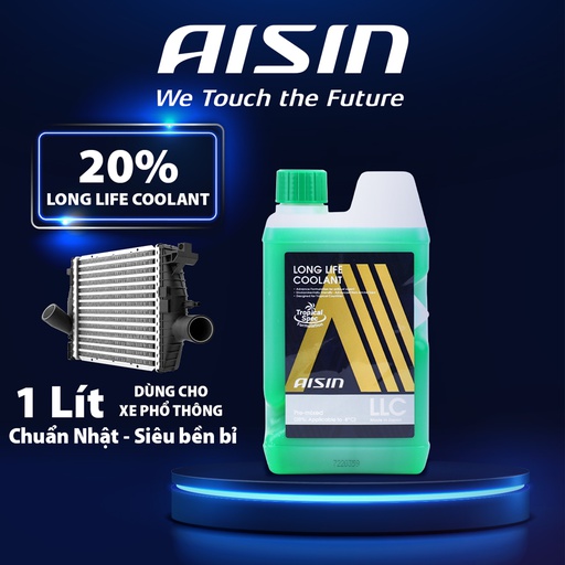 [9ALCPM20A1LG] Nước giải nhiệt Aisin (màu xanh/ 1 Lít) LCPM20A1LG