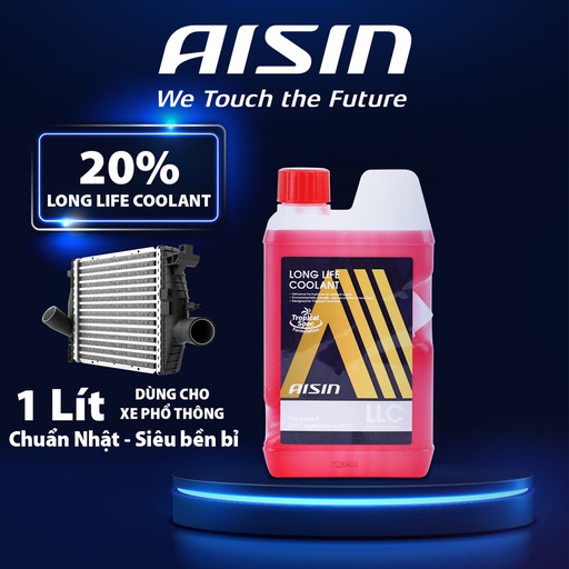 [9ALCPM20A1LR] Nước giải nhiệt Aisin (màu đỏ/ 1 Lít) LCPM20A1LR