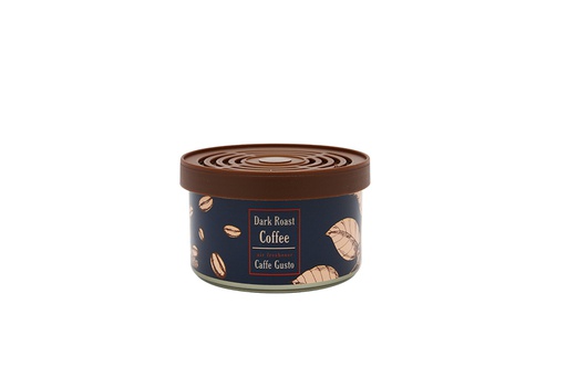 [STF242IV1] Sáp thơm café AIR-Q CAFFE GUSTO CAN NO.242IV-1 36g Dark Roast Coffee