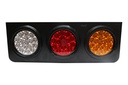 LED Lamp Cover Viair VI-003-12V 2PCS/SET Red/yellow