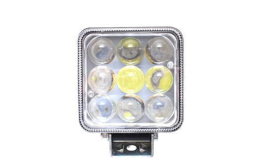 [DXJM1F274D] Đèn Led 4D VIAIR vuông 9 bóng JMJ-1F27-4D trắng 12-30V 104*104