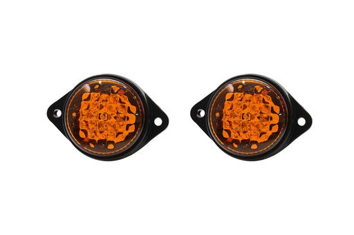 [DXVI004V] Add LED Side Lamp Viair VI-004-10V-30V 85*30*61.5mm 2PCS/SET Yellow