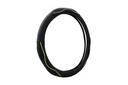 STEERING WHEEL COVER G306 (M) black/green