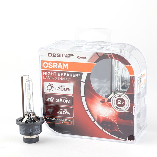 [BDOXN35W66240XNL] Bóng Xenon D2S 35W PK32D-2 Night Breaker 66240XNL-HCB Hiệu Osram