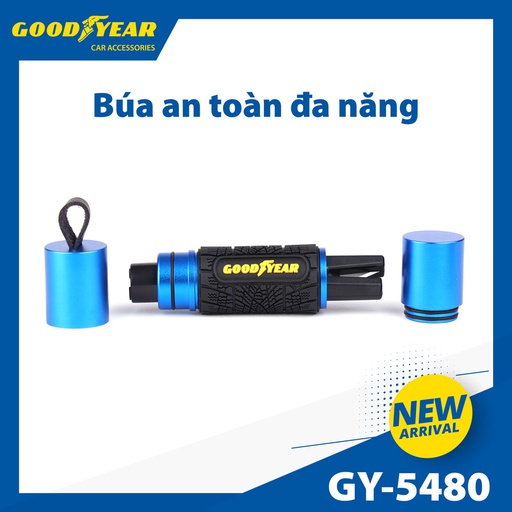 [BATGY5480] Búa thoát hiểm GOODYEAR GY-5480 (phá kính + cắt dây an toàn)