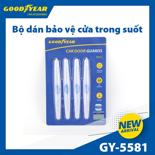 [BVCGY5581] Bộ dán cửa GOODYEAR GY-5581 trắng trong